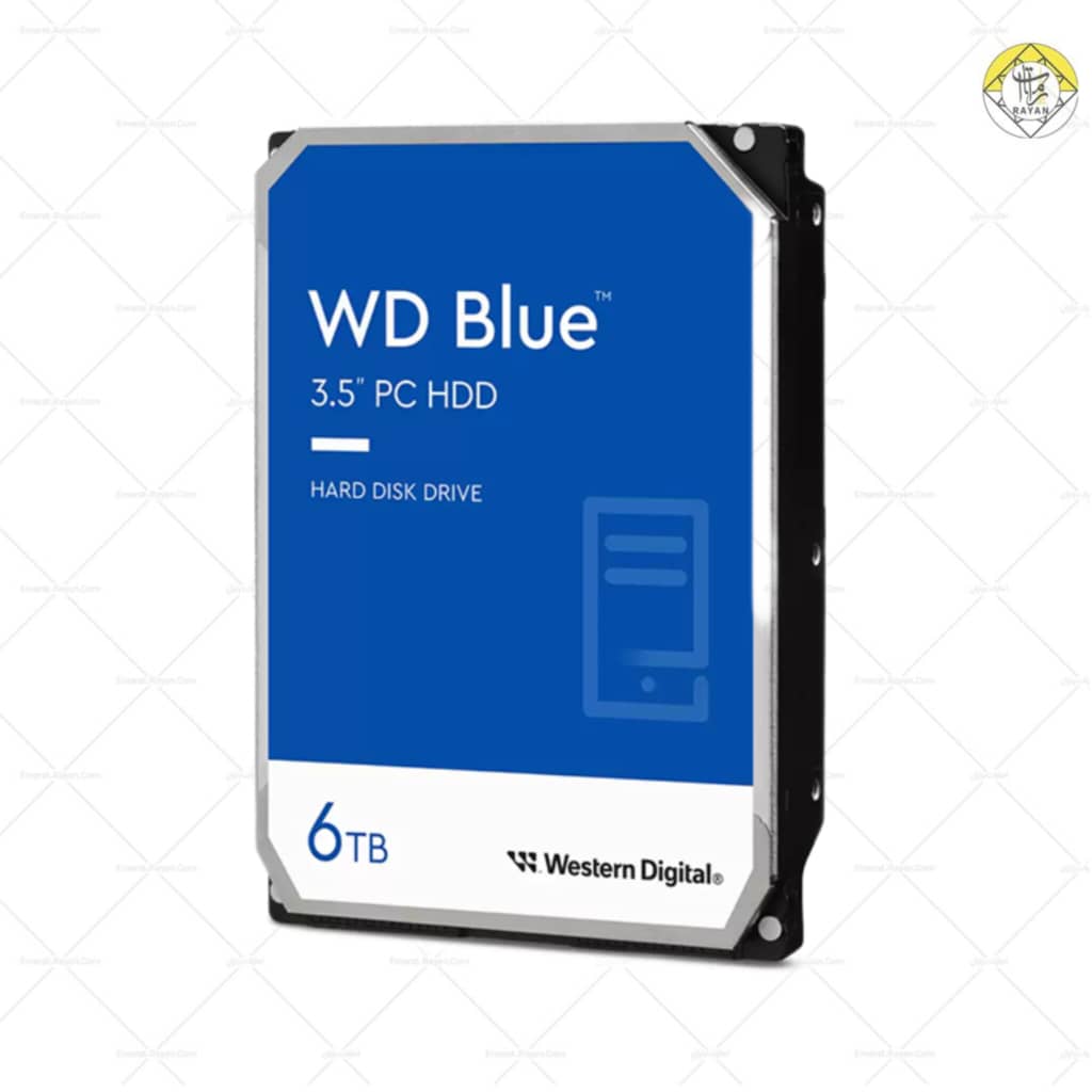 هارد اینترنال وسترن دیجیتال آبی ظرفیت 6 ترابایت