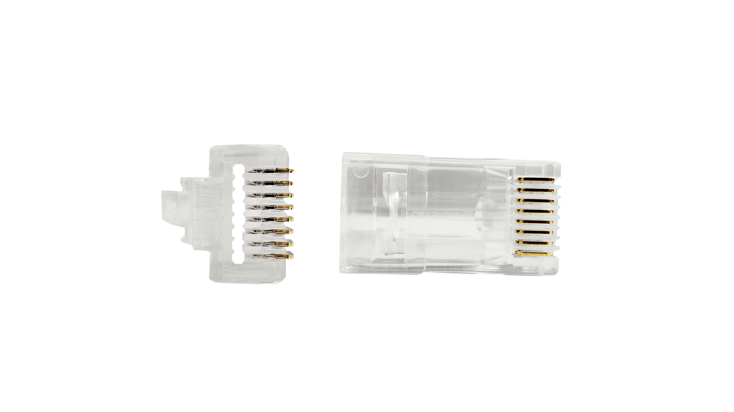 سوکت شبکه میان گذر cat6 ته باز