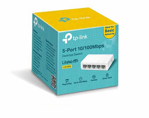 سوئیچ شبکه 5 پورت تی پی لینک مدل  LS1005