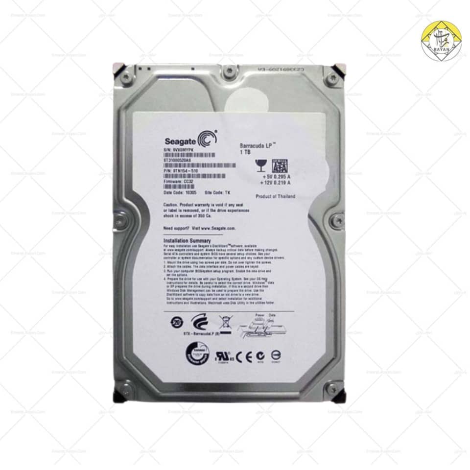 هارد اینترنال سیگیت ظرفیت 1ترابایت
