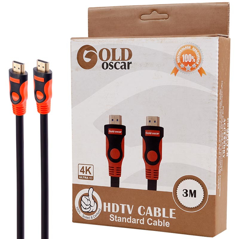 کابل hdmi اندازه 3 متری مدلgold oscar