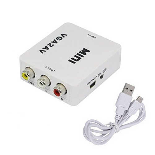 تبدیل VGA به AV ونتولینک مدل MINI با ورودی AUX