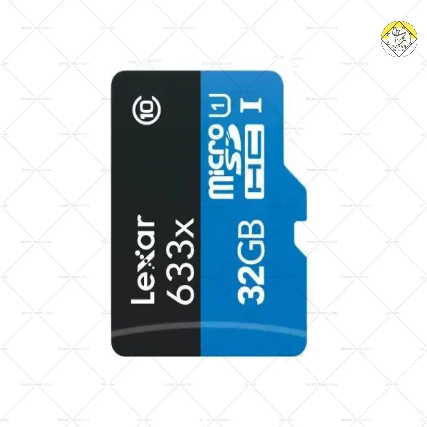 رم 32 گیگابایت لکسار مدل 633X microSDHC USH-1 سری آبی