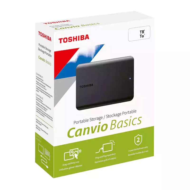 هارد اکسترنال شرکتی 1TB برند Toshiba