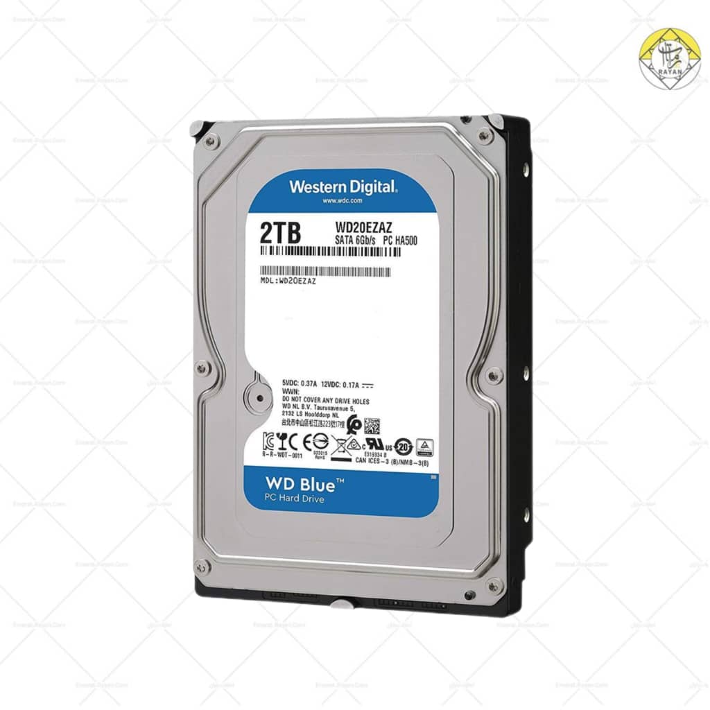 هارد اینترنال وسترن دیجیتال آبی Blue ظرفیت 2 ترابایت