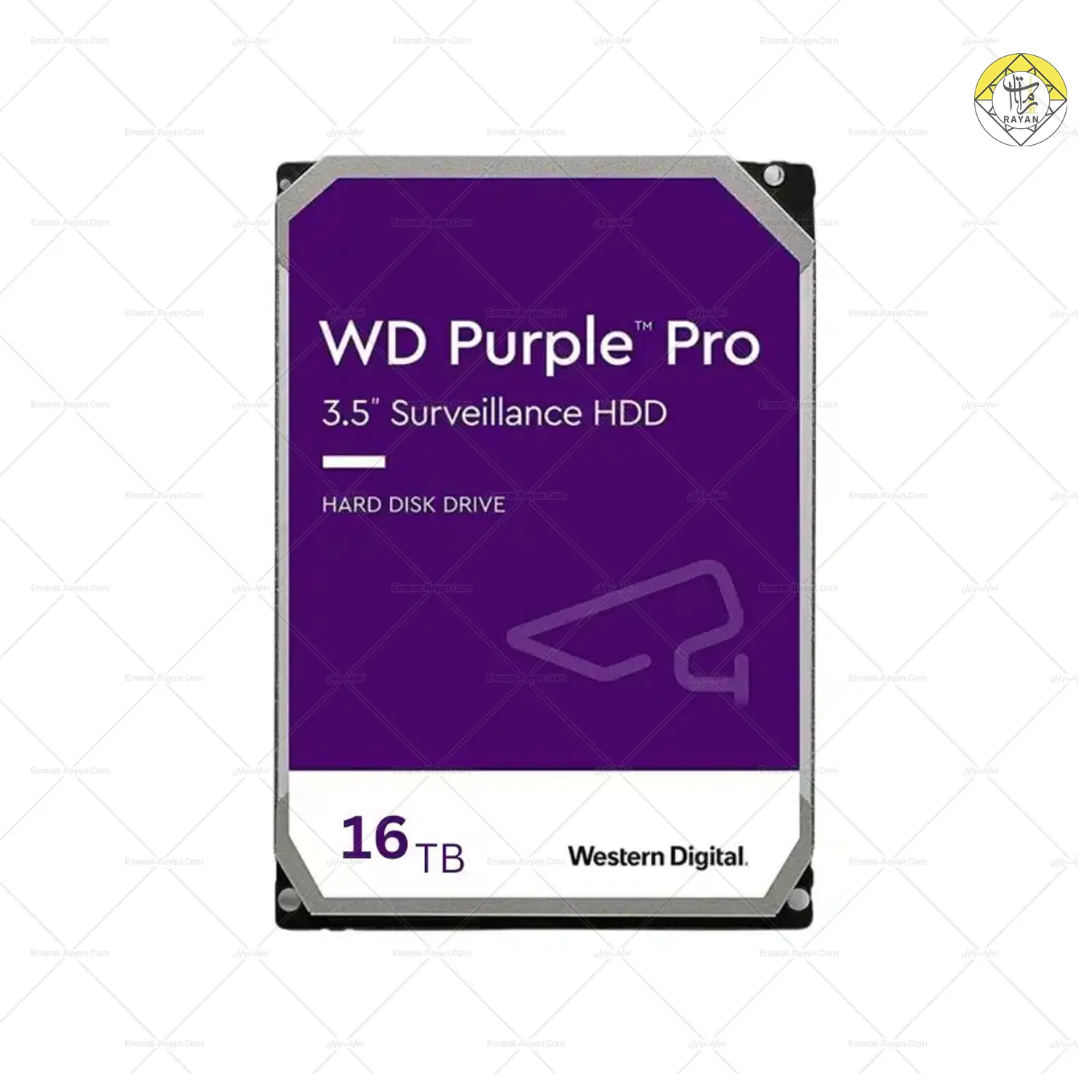 هارد اینترنال وسترن دیجیتال بنفش 16 ترابایت Purple WD160PURZ - i52