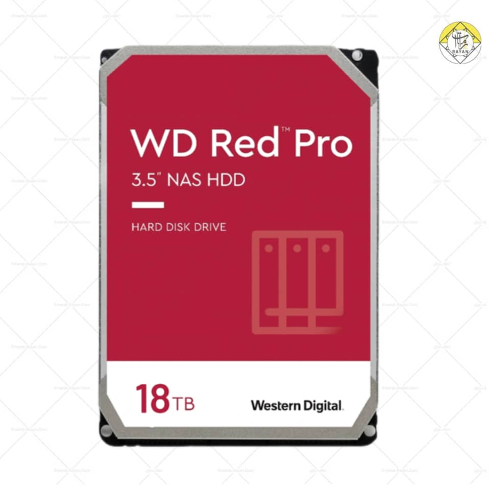 هارد اینترنال وسترن دیجیتال ظرفیت 18 ترابایت مدل WD Red Pro NAS