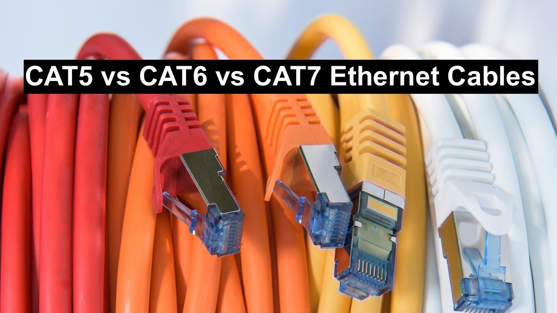 تفاوت کابل‌های شبکه CAT5، CAT6 و CAT7