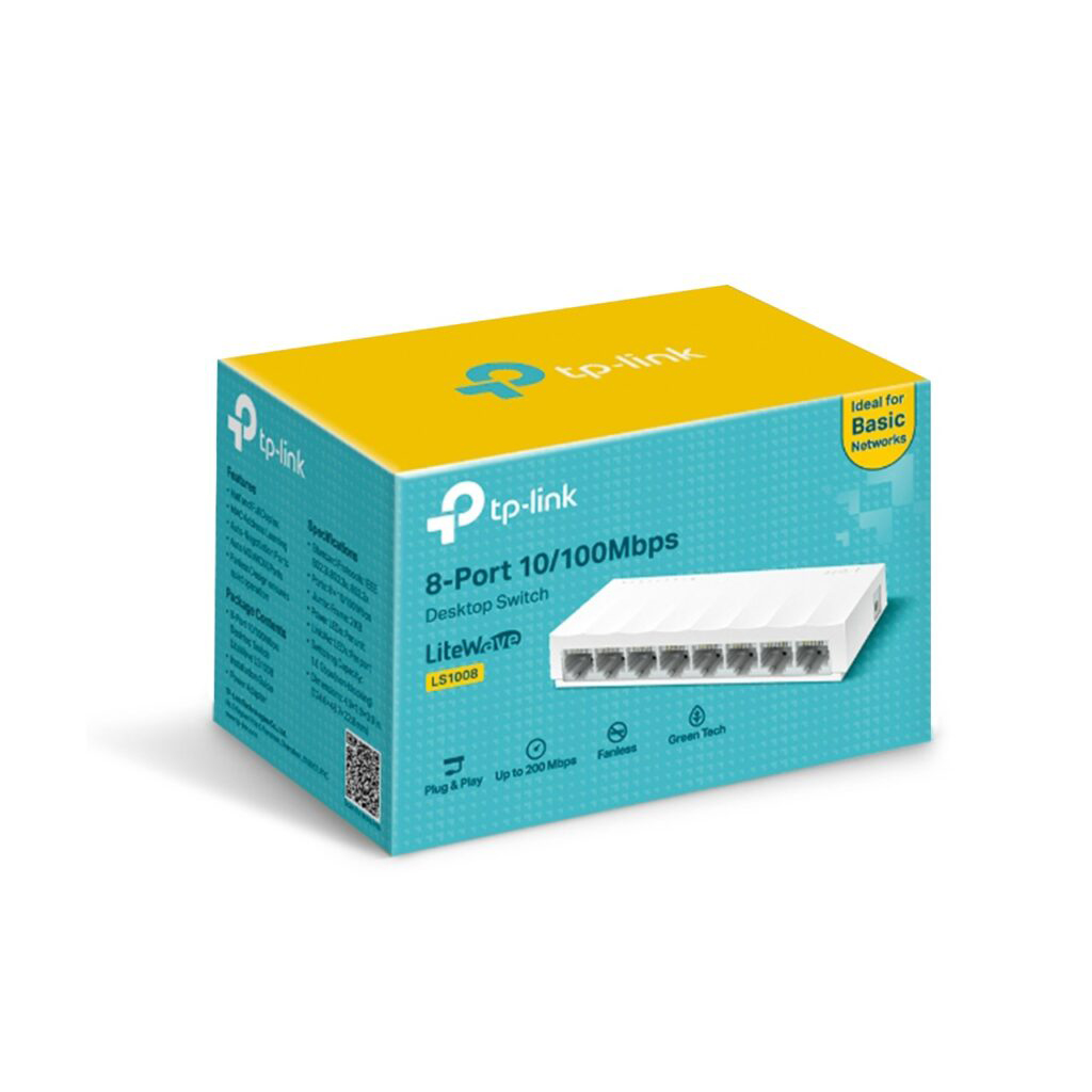 سوئیچ شبکه 8 پورت تی پی لینک مدل  LS1008
