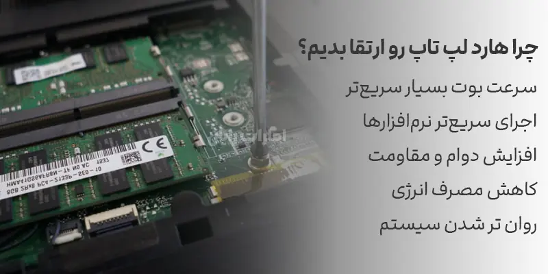 چرا هارد لپ تاپ رو ارتقا بدیم؟
