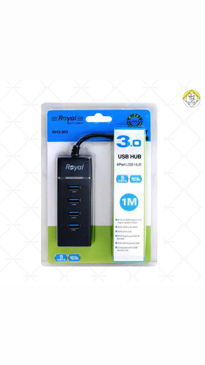 هابUSB  مدل 303  4 پورت