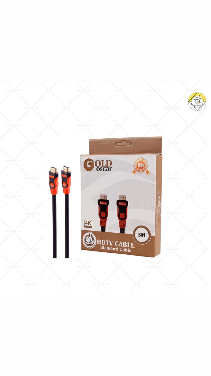 کابل HDMIاندازه 3 متری مدلgold oscar