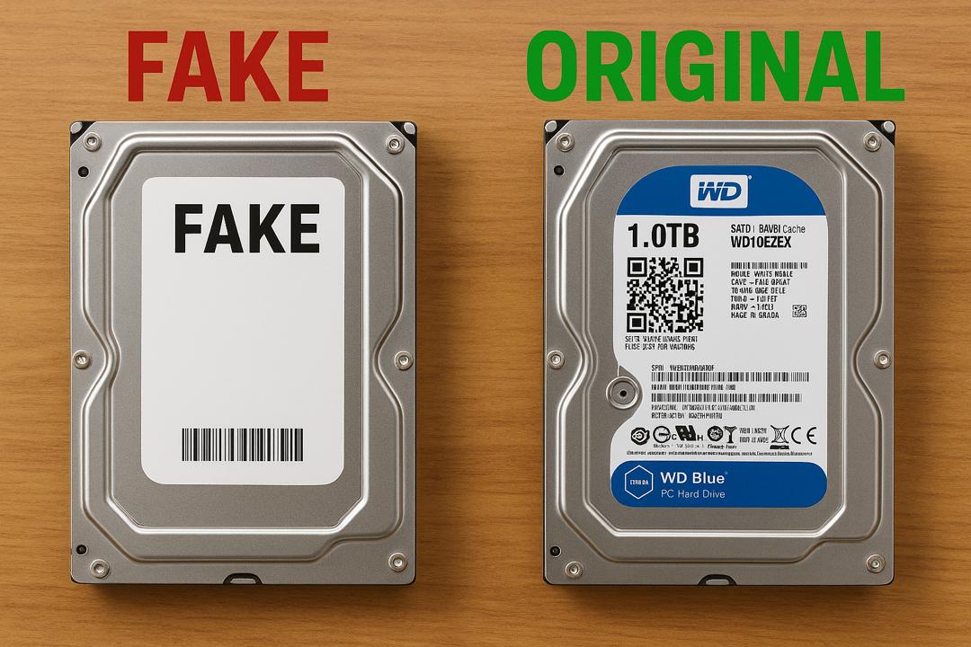 تفاوت هارد اصلی و غیر اصلی(فیک)